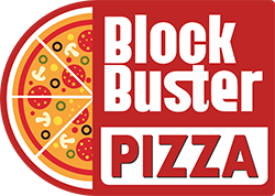 Block Buster Pizza Logo